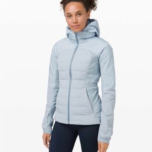 Down for it all Jacket, size 6, chambray